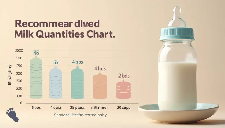 Tableau des quantités de lait selon le poids de bébé