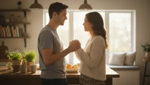 découvrez l'histoire touchante d'un homme qui exprime chaque jour sa tendresse envers une femme, illustrant l'amour et la douceur au quotidien.