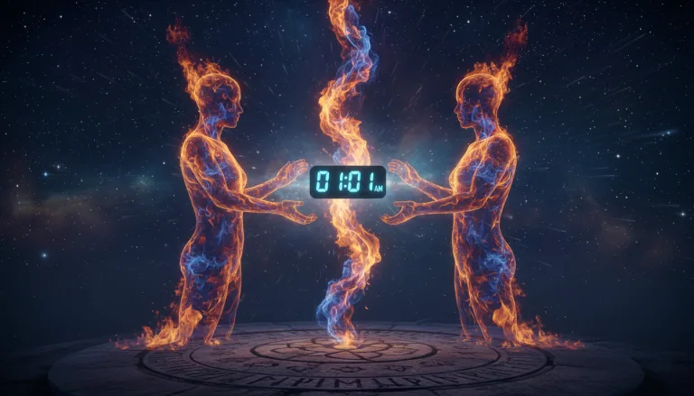 01h01 signification flamme jumelle : décryptage d'un message puissant